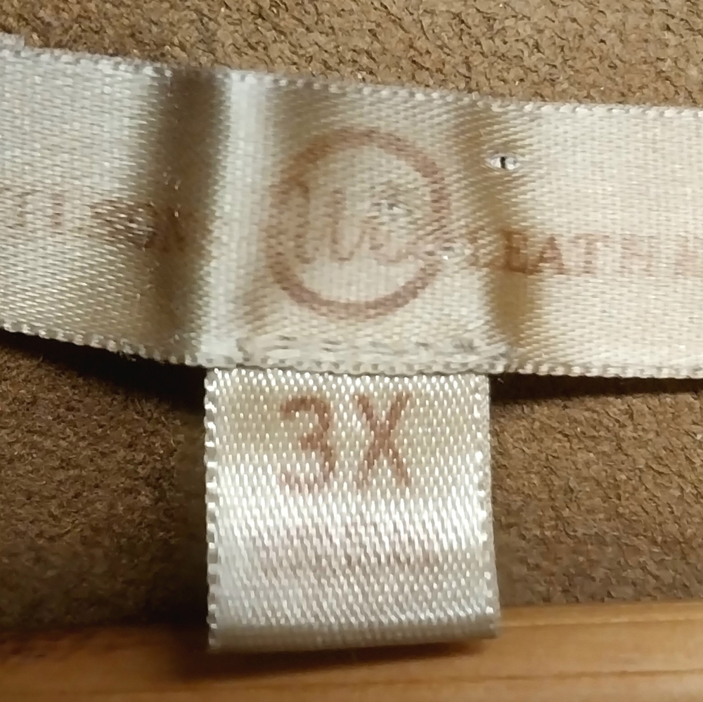 Wilsons Leather Brown Shearling Coat with Cream Fur Trim - Picture 4 of 4
